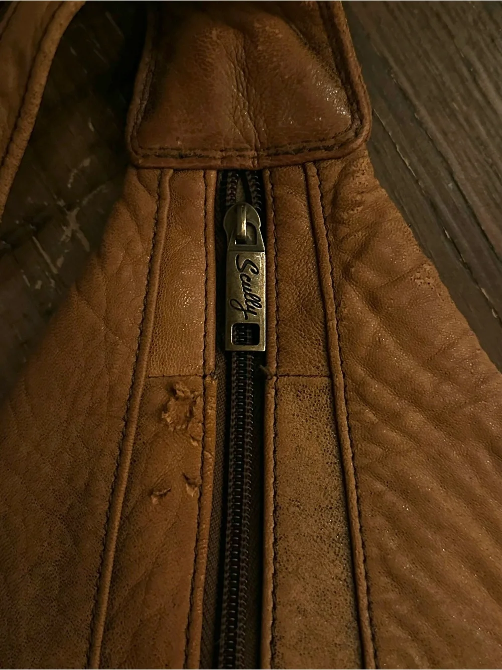 Vintage Scully Leather Convertible Sling Backpack